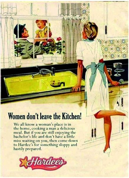Pub Vintage-  Women don't leave the kitchen